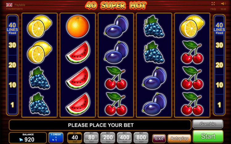 40 Super Hot Slots