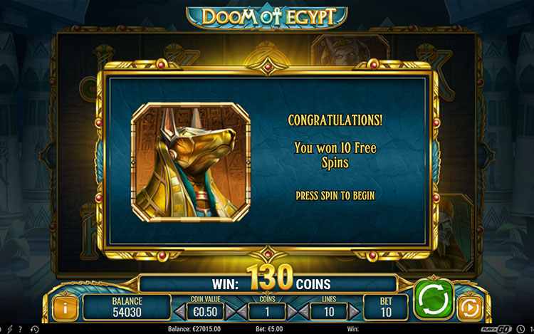 Doom of Egypt Slots GentingCasino