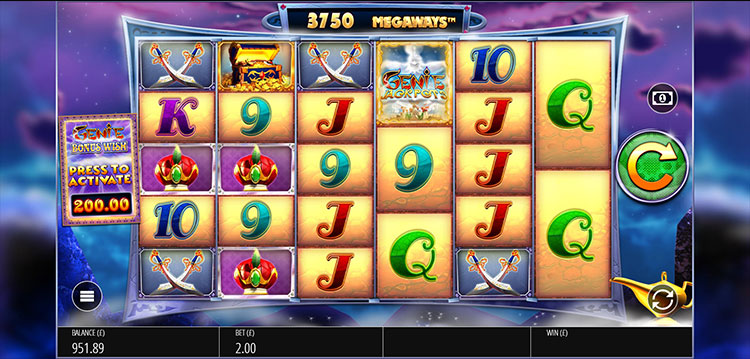 Genie Jackpots Megaways Slots GentingCasino