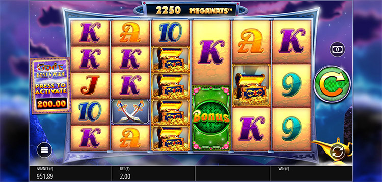 Genie Jackpots Megaways Slots GentingCasino