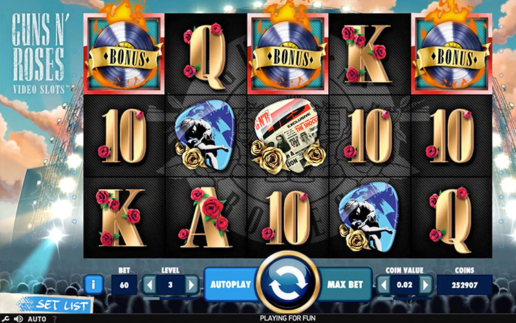 Guns N' Roses Slots GentingCasino