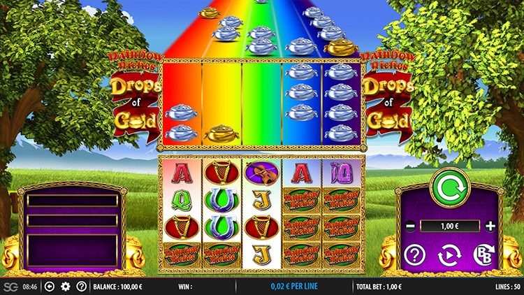 Rainbow Riches Drops of Gold Slots GentingCasino