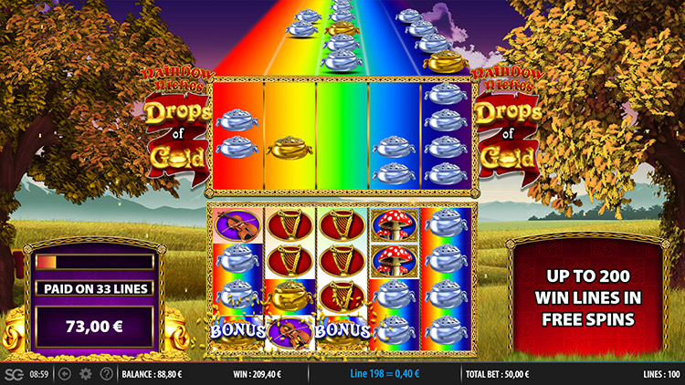 Rainbow Riches Drops of Gold Slots GentingCasino