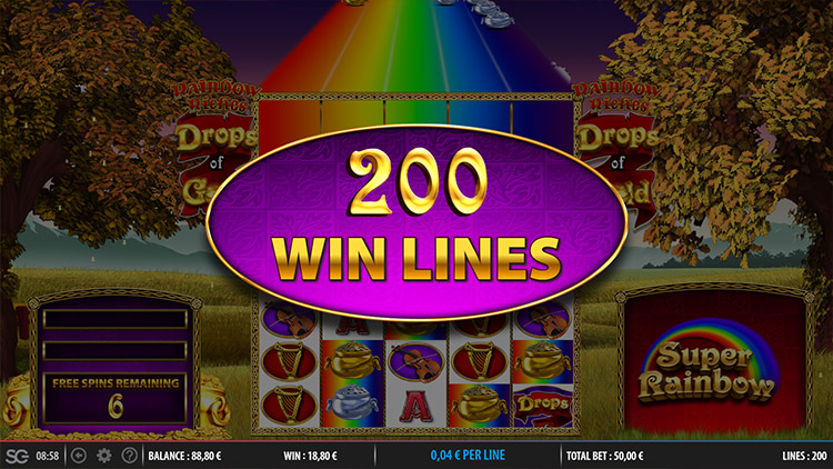 Rainbow Riches Drops of Gold Slots GentingCasino