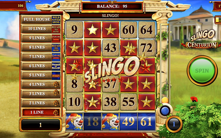 Slingo Centurion Slots GentingCasino