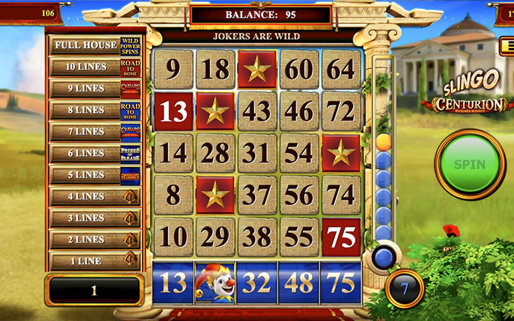 Slingo Centurion Slots GentingCasino